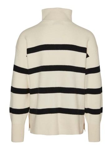 Vero Moda Girl Pullover in Creme/ Schwarz