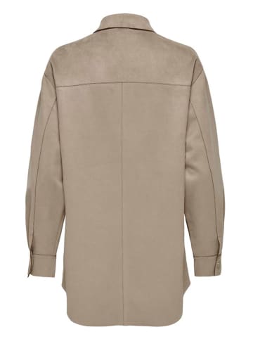ONLY Hemdjacke in Beige