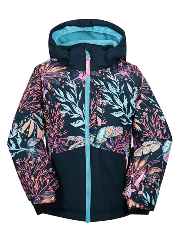 Peek U Ski-/ Snowboardjacke "Seren" in Hellblau/ Orange/ Dunkelblau