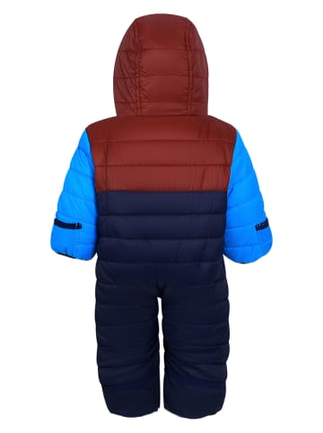 Peek U Winter-Overall "Colm" in Rot/ Hellblau
