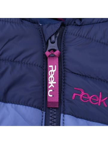 Peek U Winter-Overall "Oceanie" in Lila/ Dunkelblau