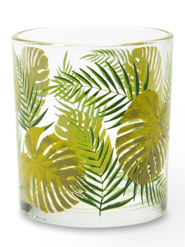 Trendy Kitchen by EXCÉLSA 3-delige set: waterglazen "Foliage" groen - 250 ml