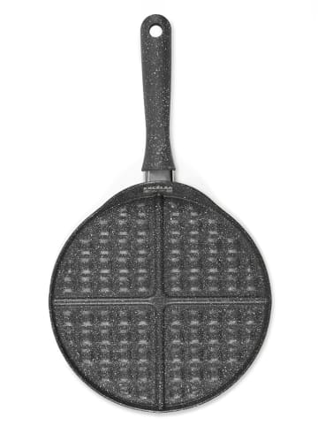 Trendy Kitchen by EXCÉLSA Patelnia "Disco Cook" w kolorze szarym do gofrów - Ø 26 cm