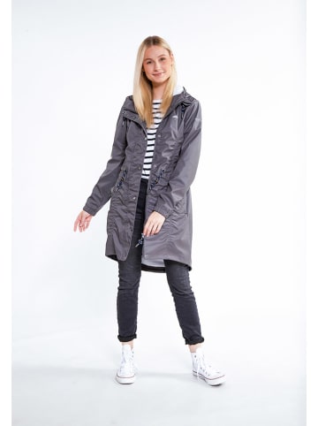Schmuddelwedda Regenparka in Grau