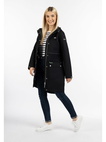 Schmuddelwedda Regenmantel in Schwarz