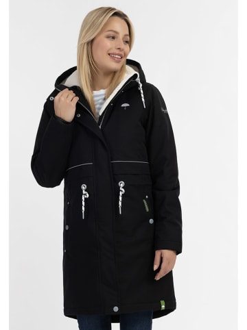 Schmuddelwedda Parka in Schwarz