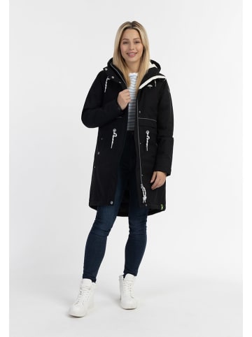 Schmuddelwedda Parka in Schwarz