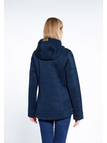 Schmuddelwedda Strickfleecejacke in Dunkelblau