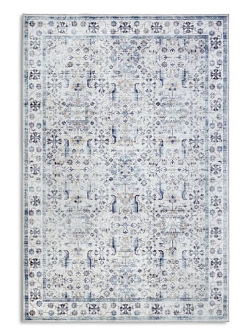 Elle Decoration Dywan "Saveh" w kolorze niebiesko-kremowym