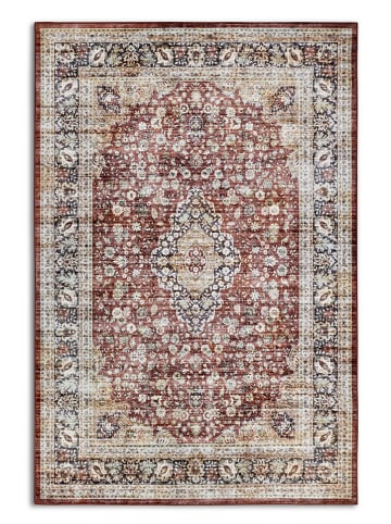 freundin HOME COLLECTION Kurzflor-Teppich "Asya" in Rot/ Blau