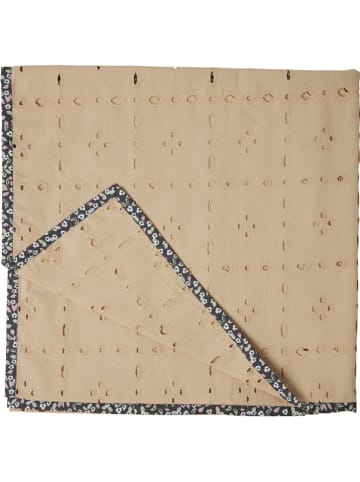 Rice Tischdecke in Beige - (L)100 x (B)100 cm