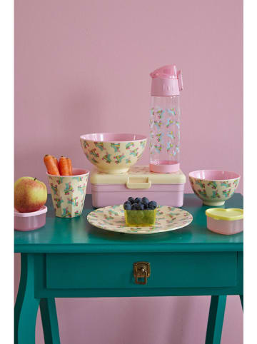 Rice Lunchbox in Gelb/ Lila - (B)21 x (H)7,5 x (T)14 cm