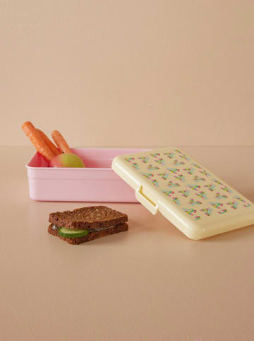 Rice Lunchbox geel/paars - (B)21 x (H)7,5 x (D)14 cm