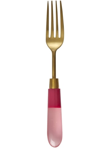 Rice Gabel in Gold/ Pink - (L)21,8 cm