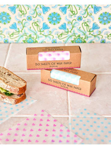 Rice 2er-Set: Sandwichpapiere in Lila/ Hellblau - 2x 50 Stück