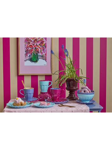Rice 3-delige set: desertborden paars/roze/mintgroen - Ø 16,5 cm