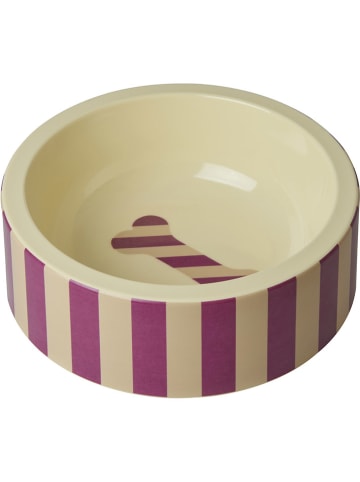 Rice Voerbak paars/crème - Ø 22 cm