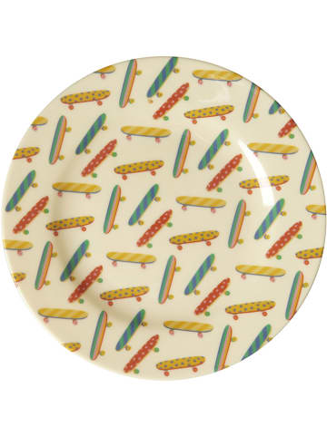 Rice Dessertteller in Creme/ Bunt - Ø 20 cm