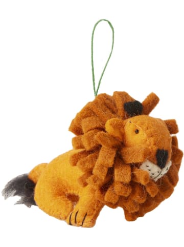 Rice Kerstboomhanger lichtbruin - (L)10 x (B)7 cm