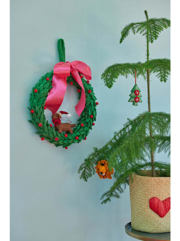 Rice Kerstboomhanger lichtbruin - (L)10 x (B)7 cm