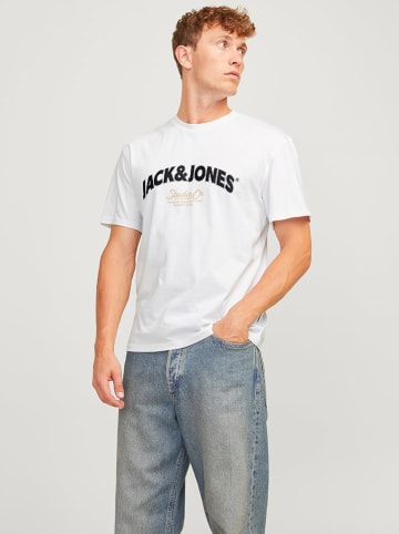 Jack & Jones Koszulka "Bronx" w kolorze białym