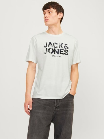 Jack & Jones Koszulka "James" w kolorze białym