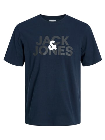 Jack & Jones Koszulka "Jacula" w kolorze granatowym
