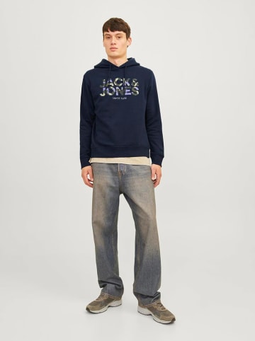 Jack & Jones Hoodie "James" donkerblauw