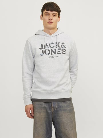 Jack & Jones Hoodie "James" in Hellgrau