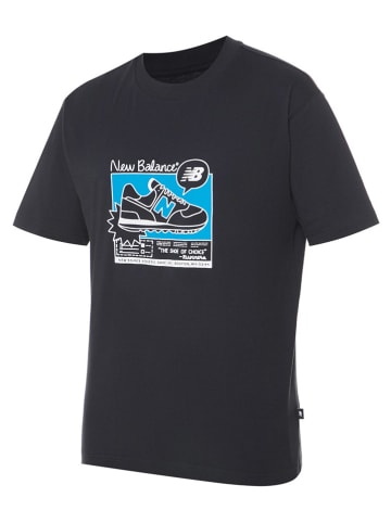 New Balance Shirt "Relaxed" in Schwarz