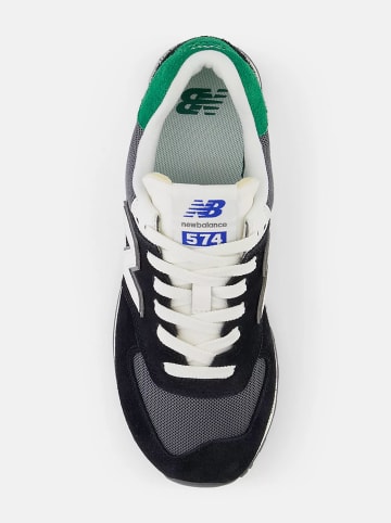 New Balance Leren sneakers WL574 zwart goedkoop kopen limango