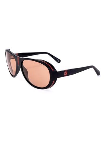 Guess Herenzonnebril zwart/rood
