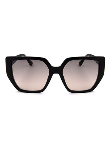 Guess Damen-Sonnenbrille in Schwarz/ Hellbraun
