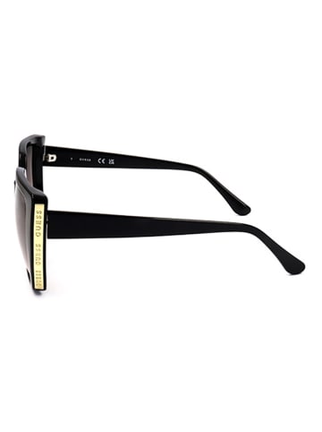 Guess Damskie okulary przeciwsłoneczne w kolorze jasnobrązowo-czarnym