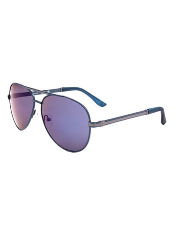 Guess Herren-Sonnenbrille in Silber/ Blau