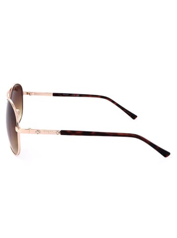 Guess Damen-Sonnenbrille in Gold/ Braun
