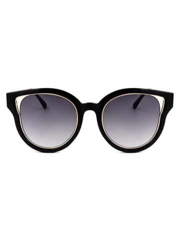 Guess Damskie okulary przeciwsłoneczne w kolorze złoto-czarnym