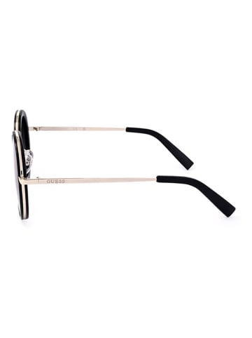 Guess Damen-Sonnenbrille in Schwarz-Silber/ Schwarz