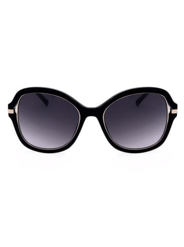 Guess Damen-Sonnenbrille in Schwarz-Gold/ Schwarz