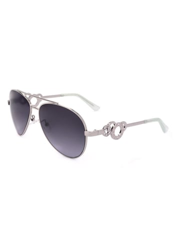 Guess Damen-Sonnenbrille in Silber/ Grau