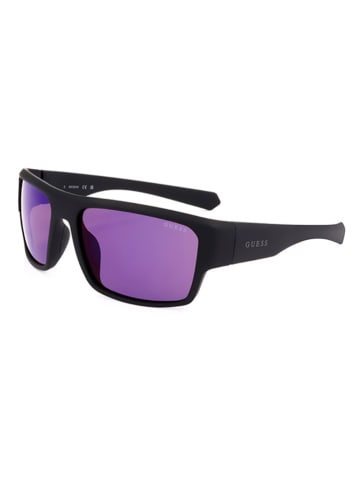 Guess Herren-Sonnenbrille in Schwarz/ Lila