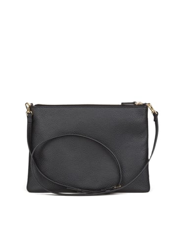 COCCINELLE Leren schoudertas zwart - (B)22 x (H)15 cm