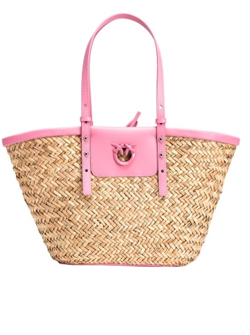 Pinko Shopper beige/lichtroze - (B)46 x (H)27 x (D)21 cm