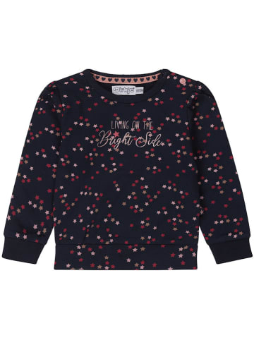 Dirkje Sweatshirt in Dunkelblau/ Pink