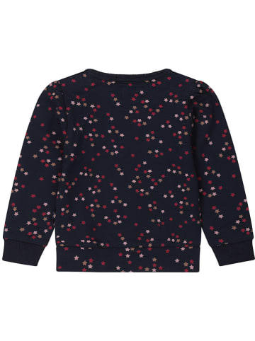 Dirkje Sweatshirt in Dunkelblau/ Pink