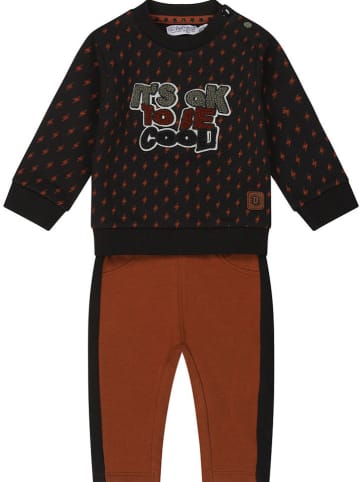 Dirkje 2tlg. Outfit in Schwarz/ Rot