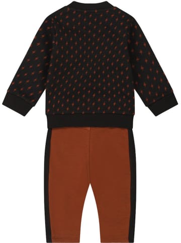 Dirkje 2-delige outfit zwart/rood