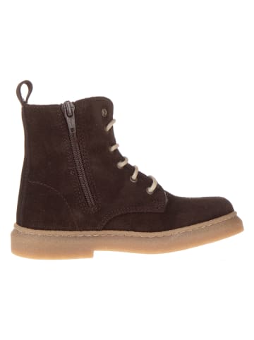 POM POM Leren winterboots bruin