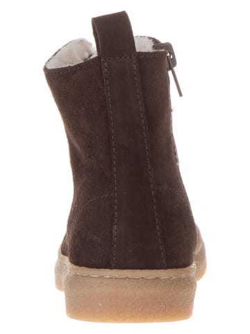 POM POM Leren winterboots bruin