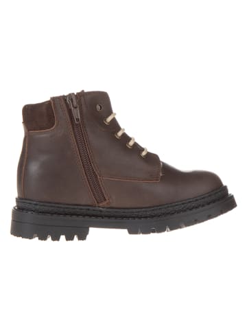 POM POM Leren winterboots bruin